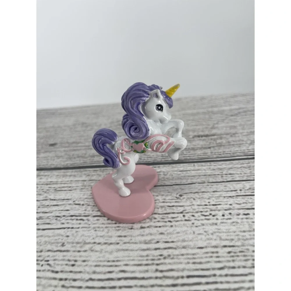 Unicorn Cake Topper 2000 Birthday Express Pink Purple Girl Party Figurine